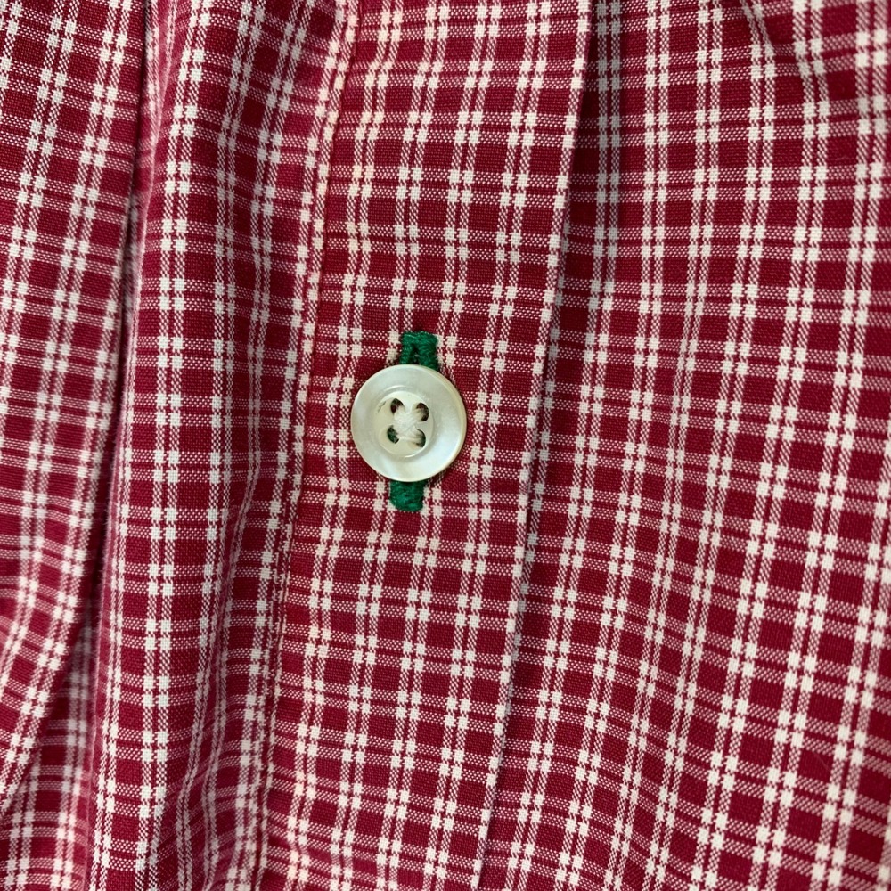 Tommy Hilfiger Button Down Shirt Checkered Plaid Long Sleeve XL - Picture 10 of 11